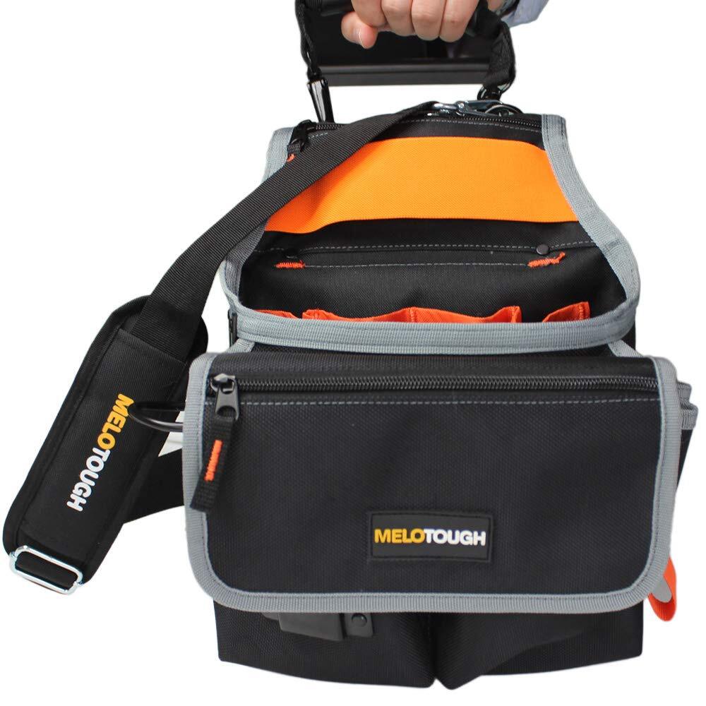 Heavy Duty Tradesman Pro Tool Pouch with Various Sized Pockets and Electrical…
