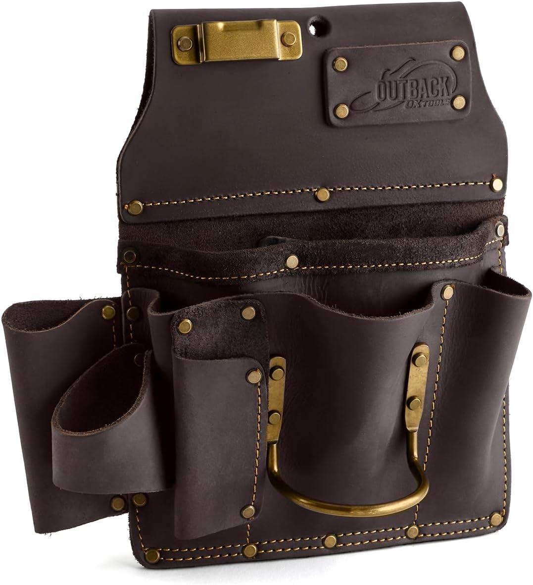 Ox Pro Leather Tool Pouches Rivet Reinforced Double Stitching