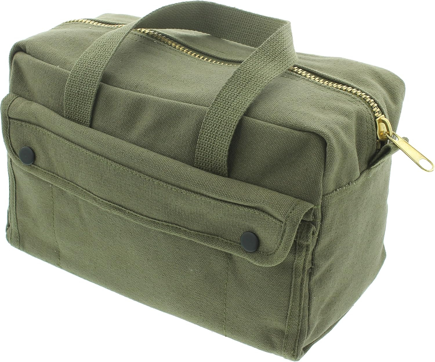 ARMYU Heavy Duty Small Tool Bag Tactical Cotton Canvas Mechanics Bag, 11″ X 7″ X
