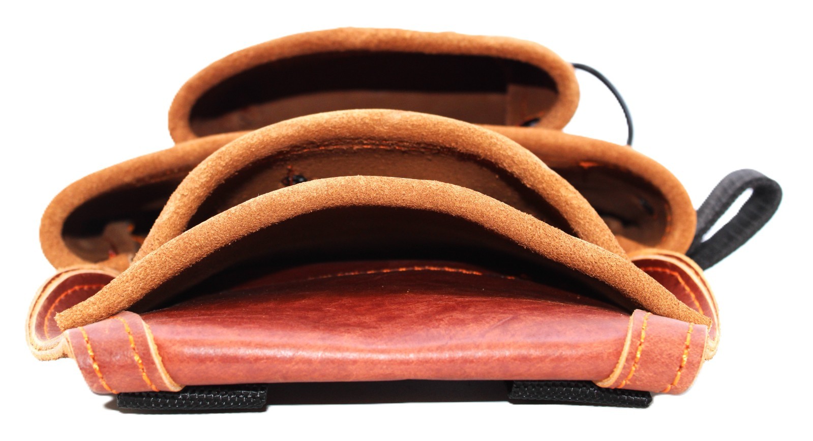 USA PRO TOOLS Top Grain Leather Tool Pouch & Belt – Multi‑Pocket, Hammer Holder