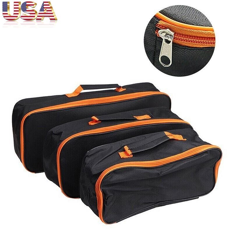 Oxford Cloth Tool Storage Bag Zip Carry Case Pouch Bag Pocket Organizer Portable