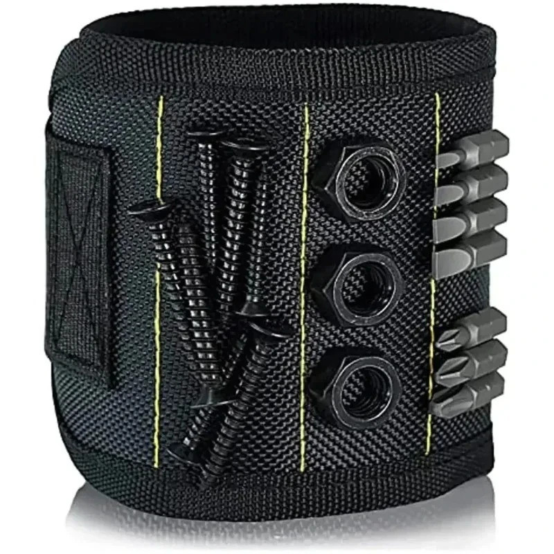 Magnetic Wristband Tool Belt with 15 Strong Magnets for Holder Holding Screws