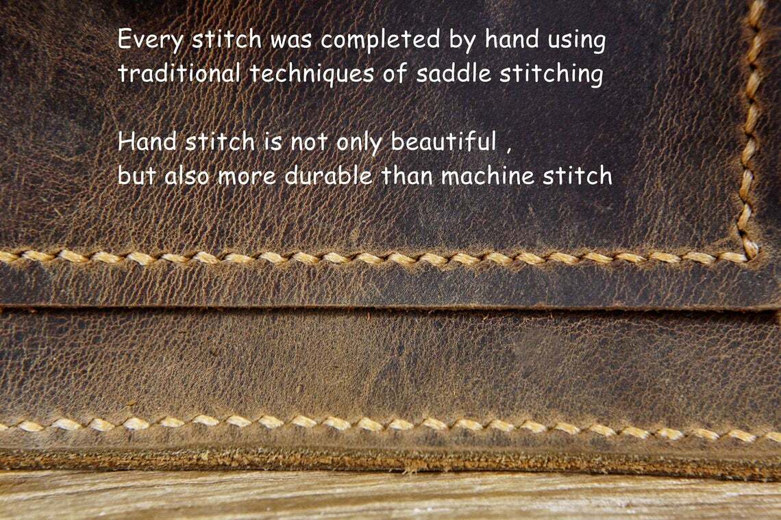 Rustic full grain leather tool bag box vintage leather tool tote bag for men