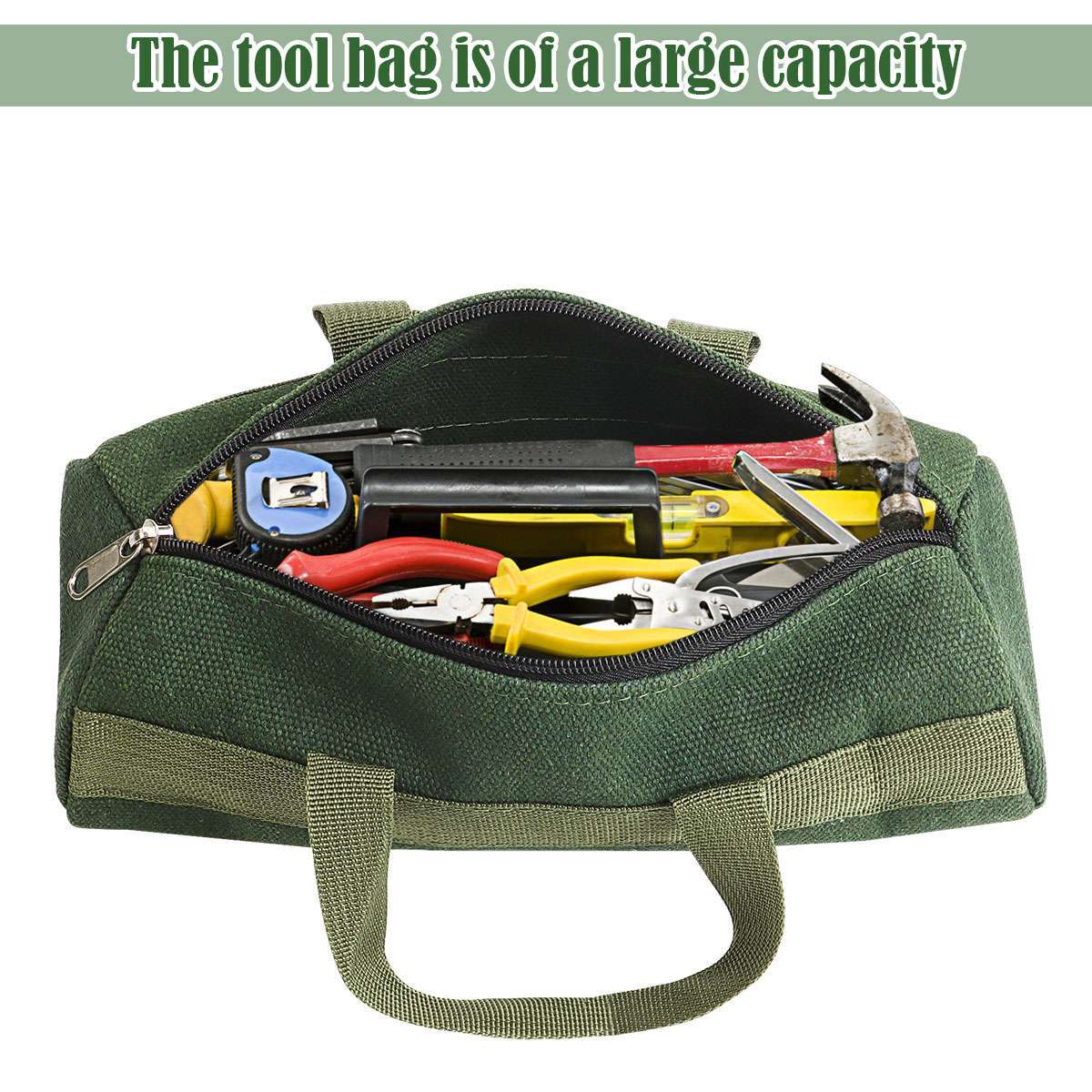 Thick Canvas Pouch Tool Bags Storage Organizer Instrument Case Portable Bag