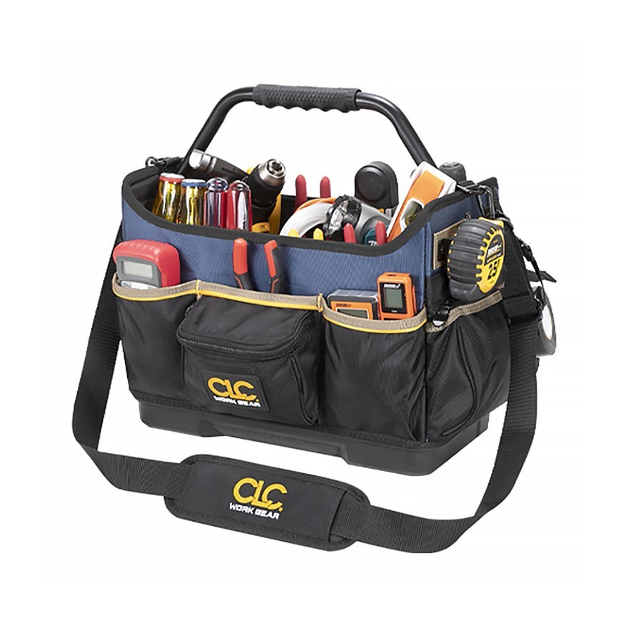 CLC Work Gear PB1580 17 Pocket Open-Top Tool Gear Bag | NEW