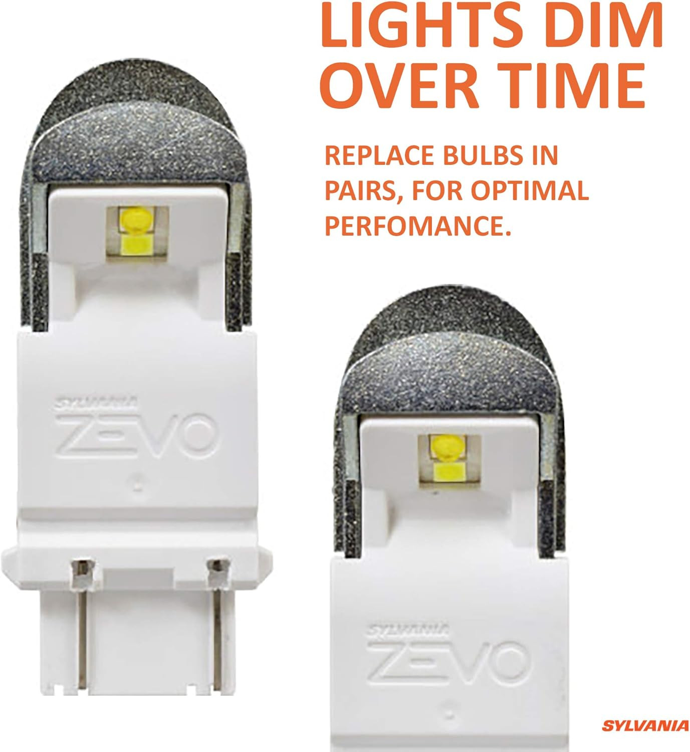 ZEVO 3157 White LED Bulb, (Contains 2 Bulbs)