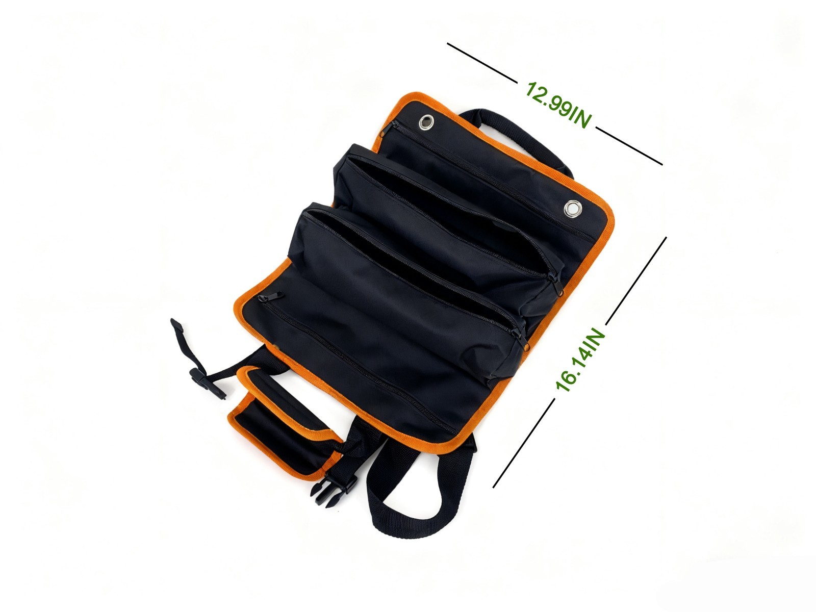 600D Oxford fabric ​​Portable Multi – Functional Tool Bag with Multiple Pockets