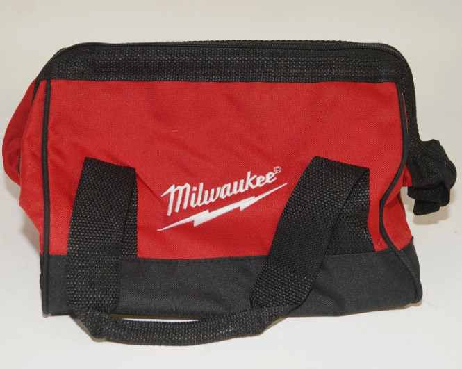 Milwaukee Contractor Tool Bag Zippered Carry Case 10x9x8 Heavy Duty- Brand New
