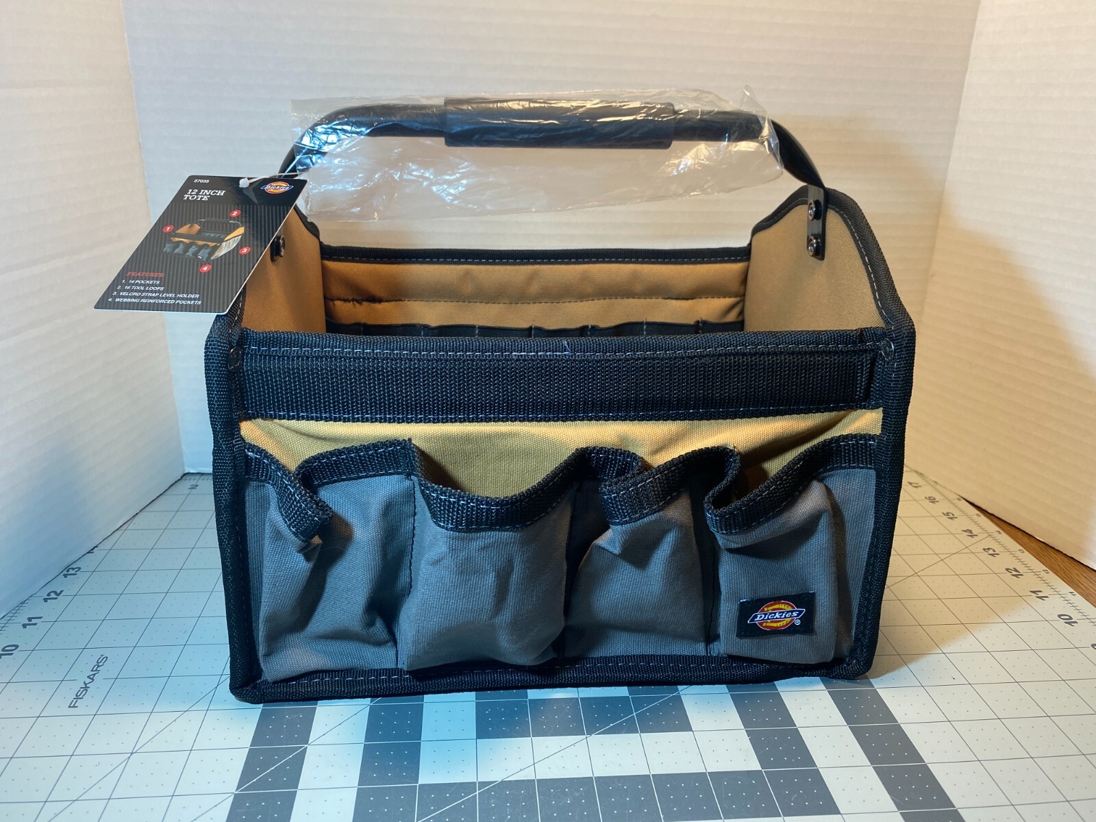 Dickies 12 in. Soft Sided Canvas Organizer Tool Bag Tote | 57035