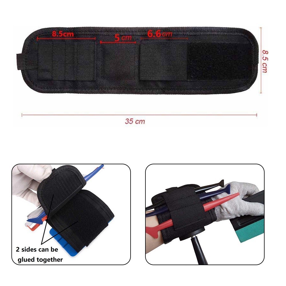 Oxford Magnet Waist Bag Car Wrapping Tools Bag Film Holder Scraper Cutter Bag