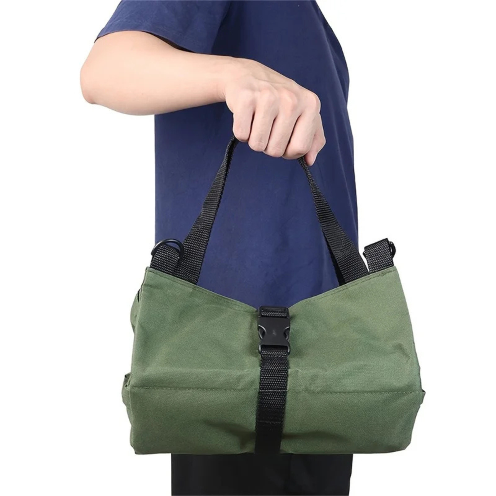 Multi-Purpose Tool Roll Up Bag Wrench Pouch Canvas Hanging Organizer