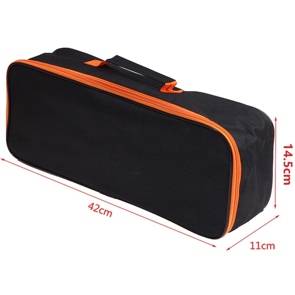 Vacuum Cleaner Tool Bag PVC Polyester Pouch Wear Resistant Closure Black