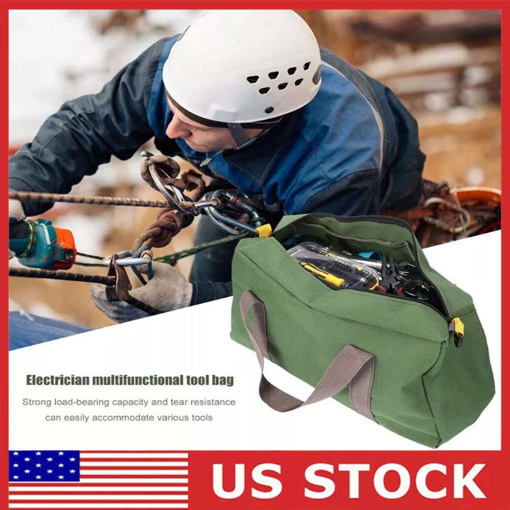 Waterproof 16 Inch Tool Bag – Large Capacity Canvas Tote for Hand Tools