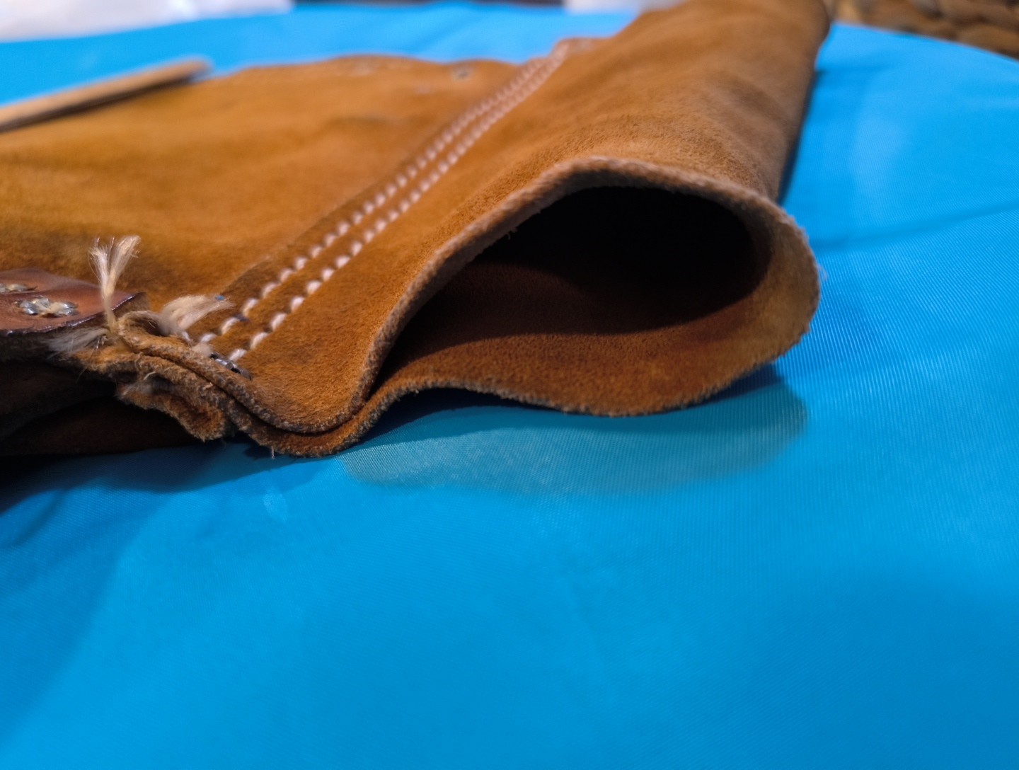 Nicholas Soft Cowhide Leather Carpenter Tool Belt Pouch Holder Bag