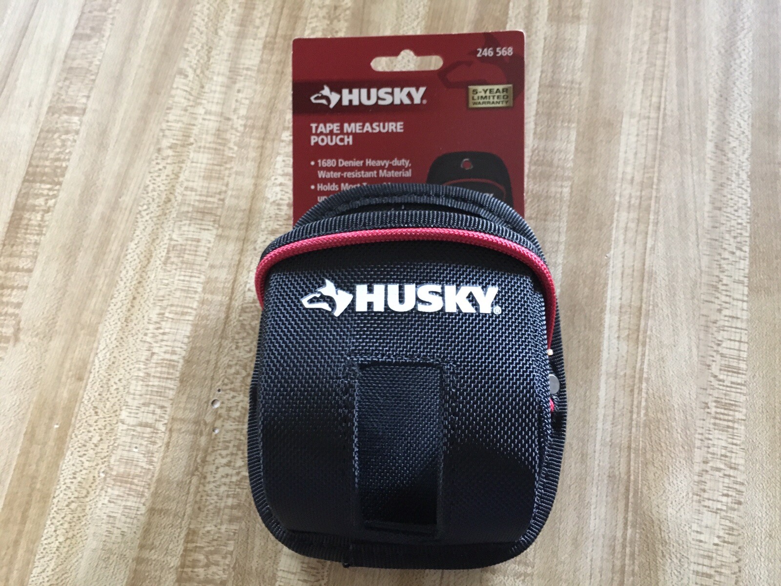 Husky 4.5 in. Tape Measure Holder Pouch Belt Clip