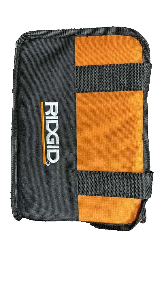 Brand New RIDGID 11” x 8” x 6” Heavy Duty Contractors Tool Bag Pocket Zip Case