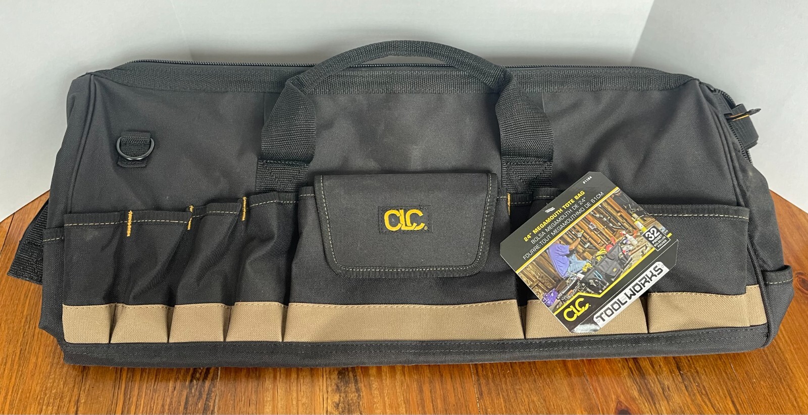 NEW CLC Tool Works CLC-1164 24″ Megamouth Tool Bag 32 Pockets