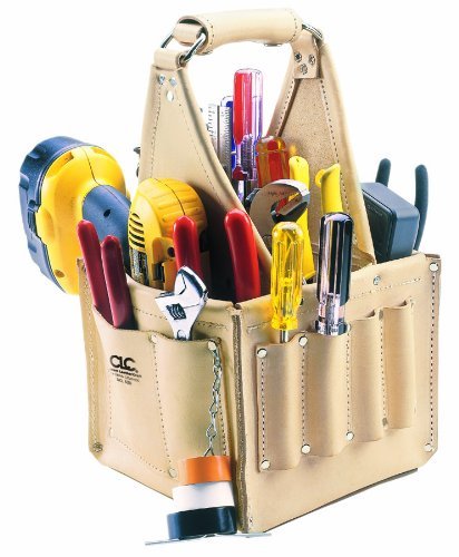 CLC Custom Leathercraft 526 Electrician’s and Maintenance Tool Pouch, Top Grain
