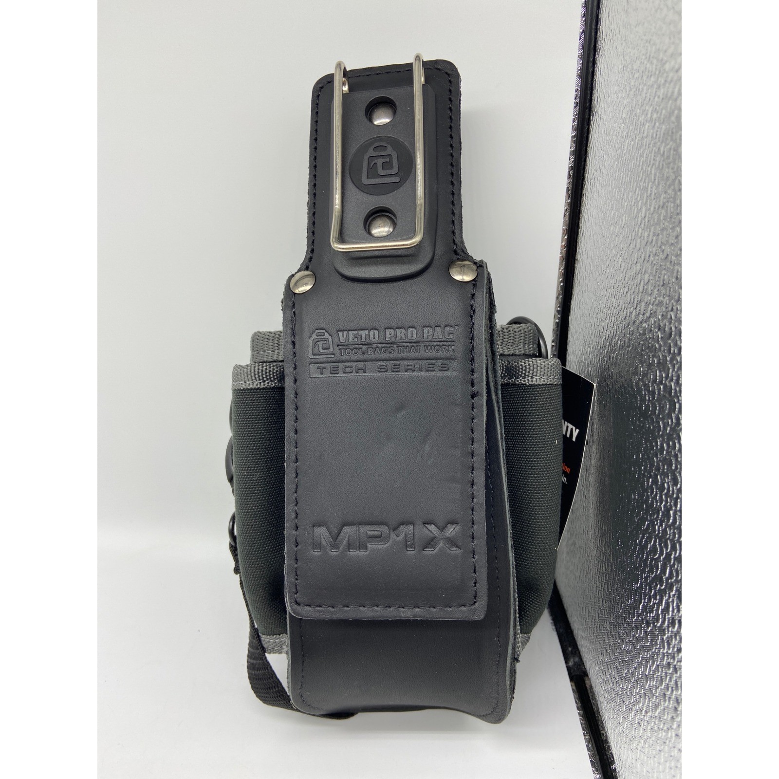 Veto Pro Pac MP1X Tool Pouch Black Gray Ballistic Nylon Compact Belt Organizer