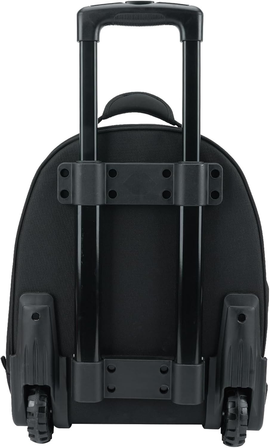 Rolling Tool Bag with Telescoping Handle 35 Pockets Wheeled Electrician Backp…