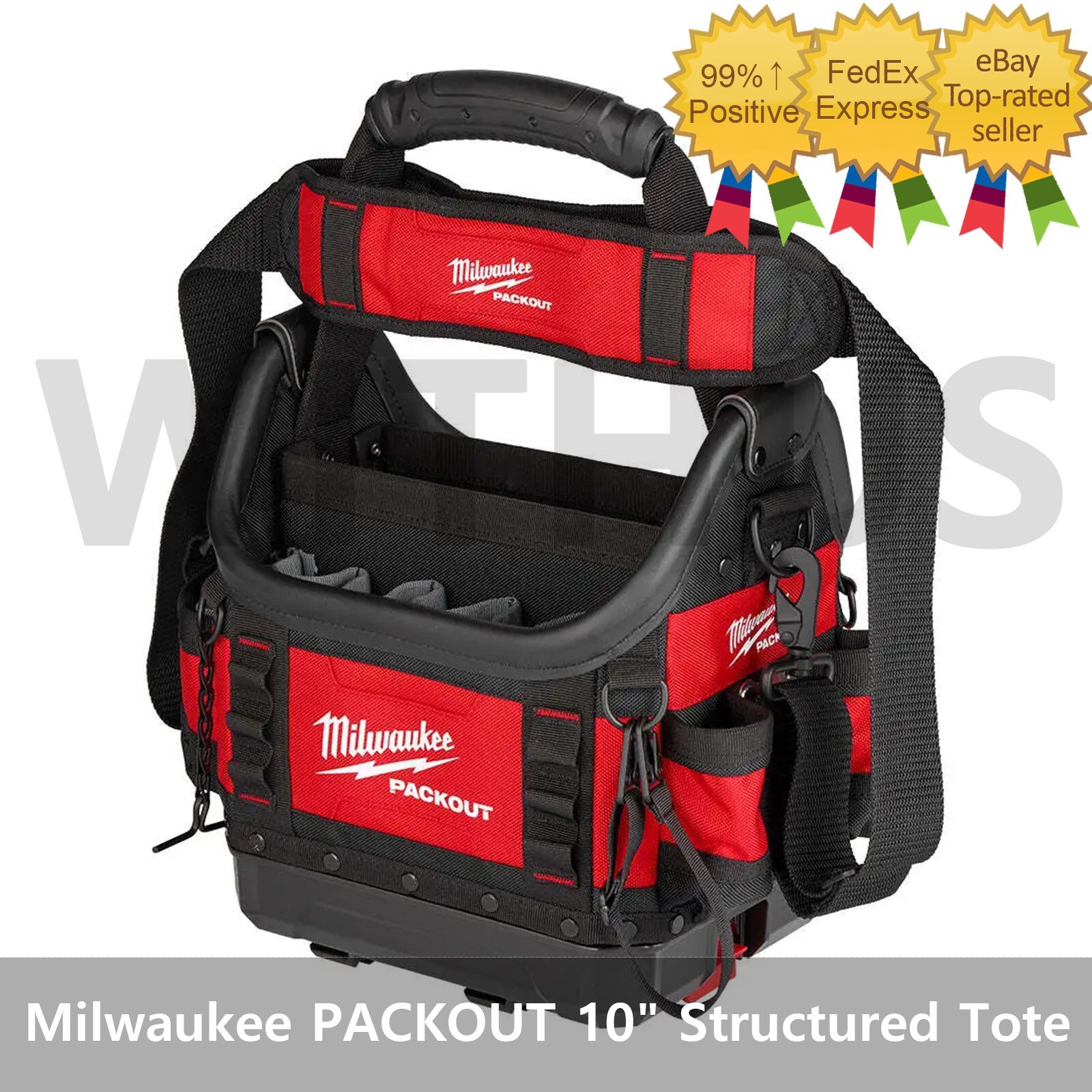 Milwaukee 48-22-8311 PACKOUT 10″ Structured Tote Tool Bag – Tracking