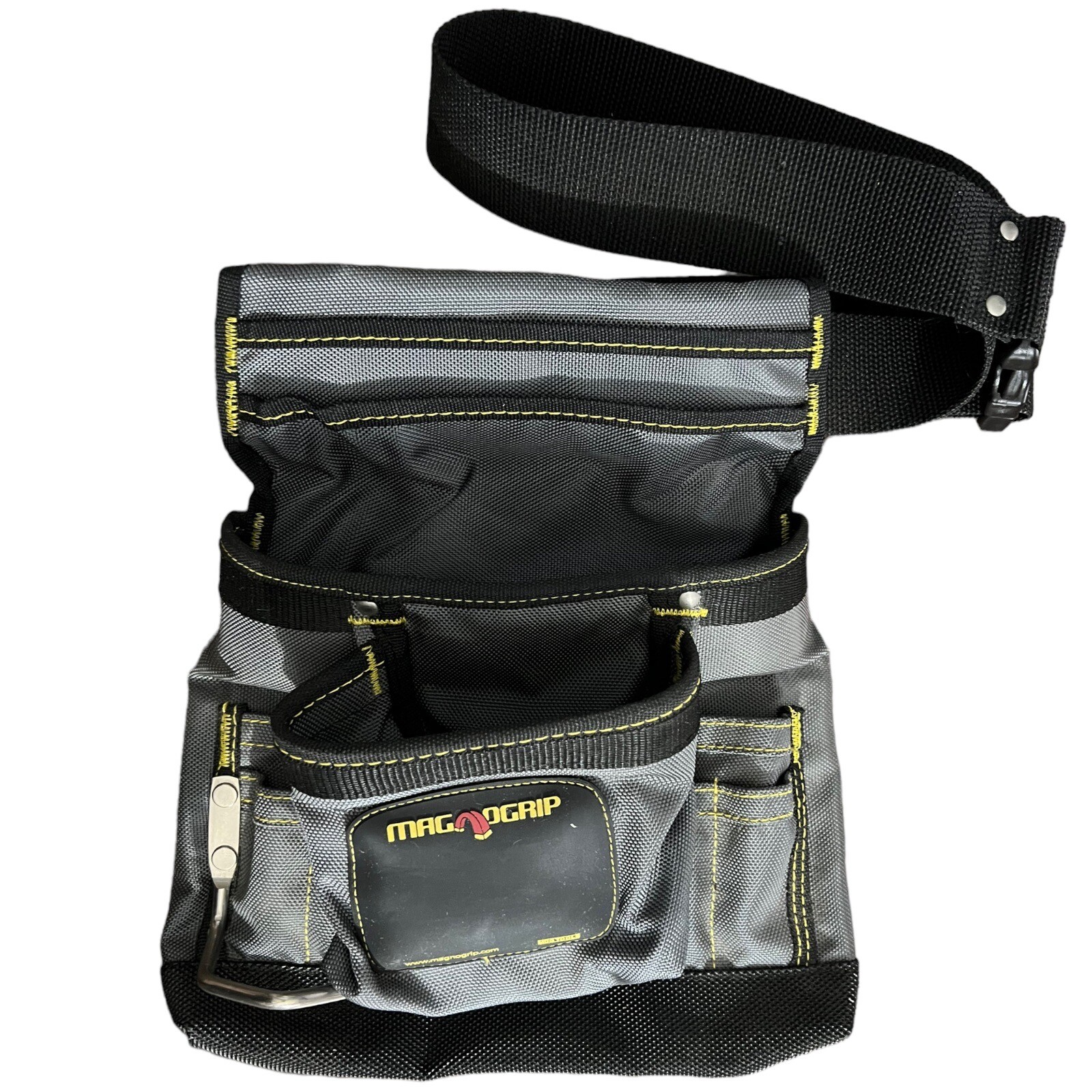 Magnogrip Magnetic Tool Pouch – 12-Pocket Nail & Tool Bag – Heavy Duty