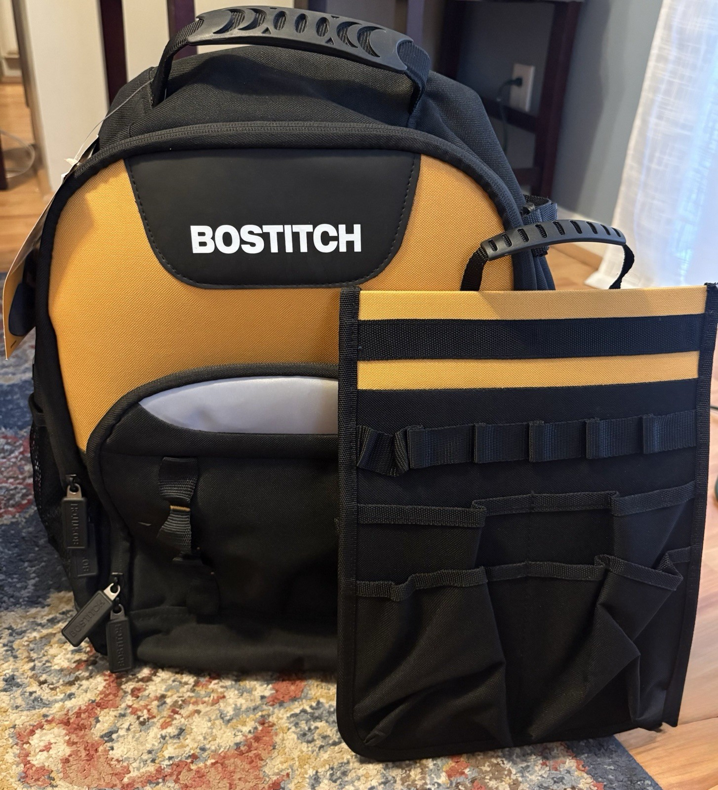 🔥Bostitch Tools-Tool Storage Backpack /Mechanic’s/Construction Tools Bag,NWT