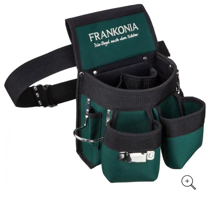 New Frankonia 8 Pocket Tool Belt Green Unused