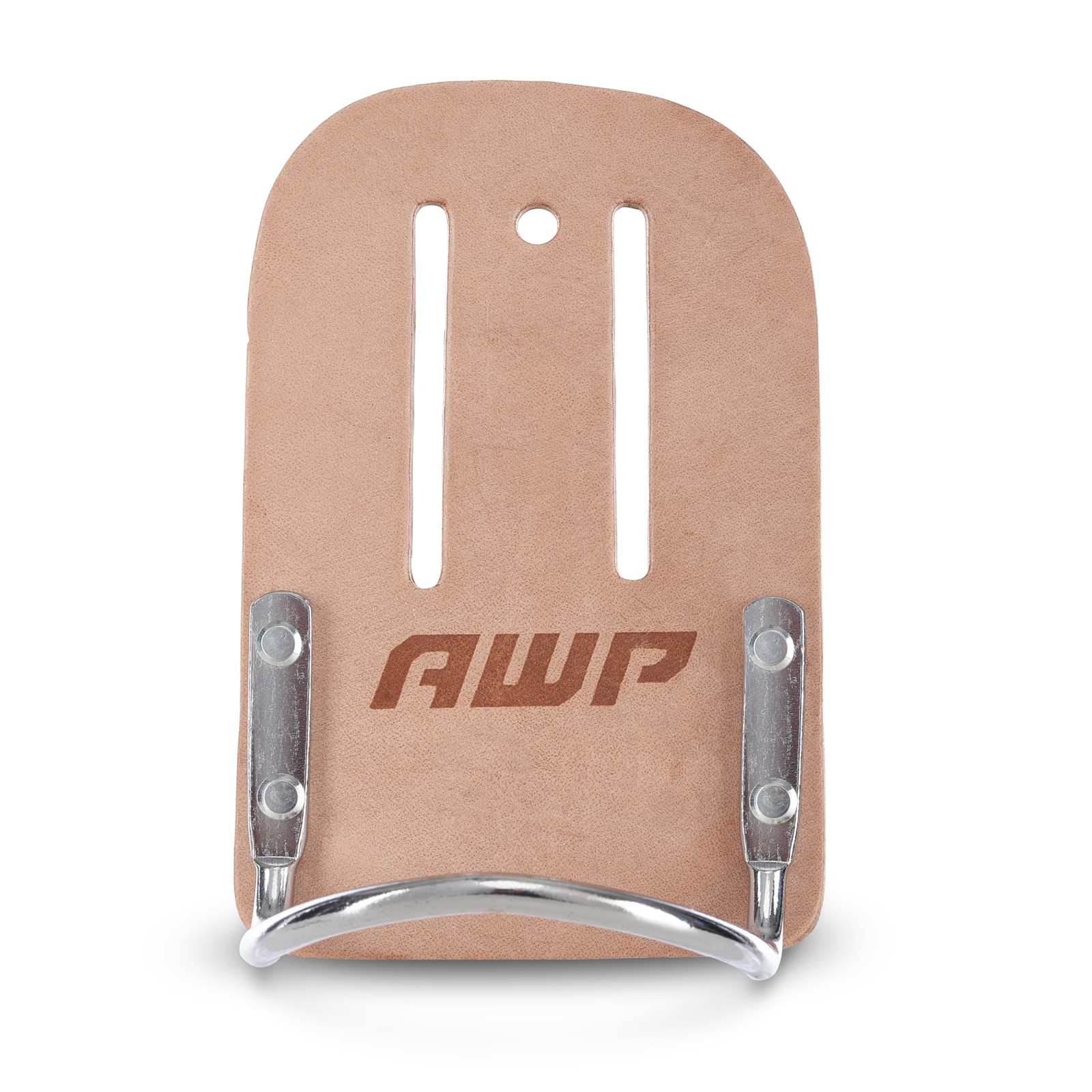 AWP Leather Hammer Holder, Fits Belts Up to 21/2in, 1 Pack, Brown