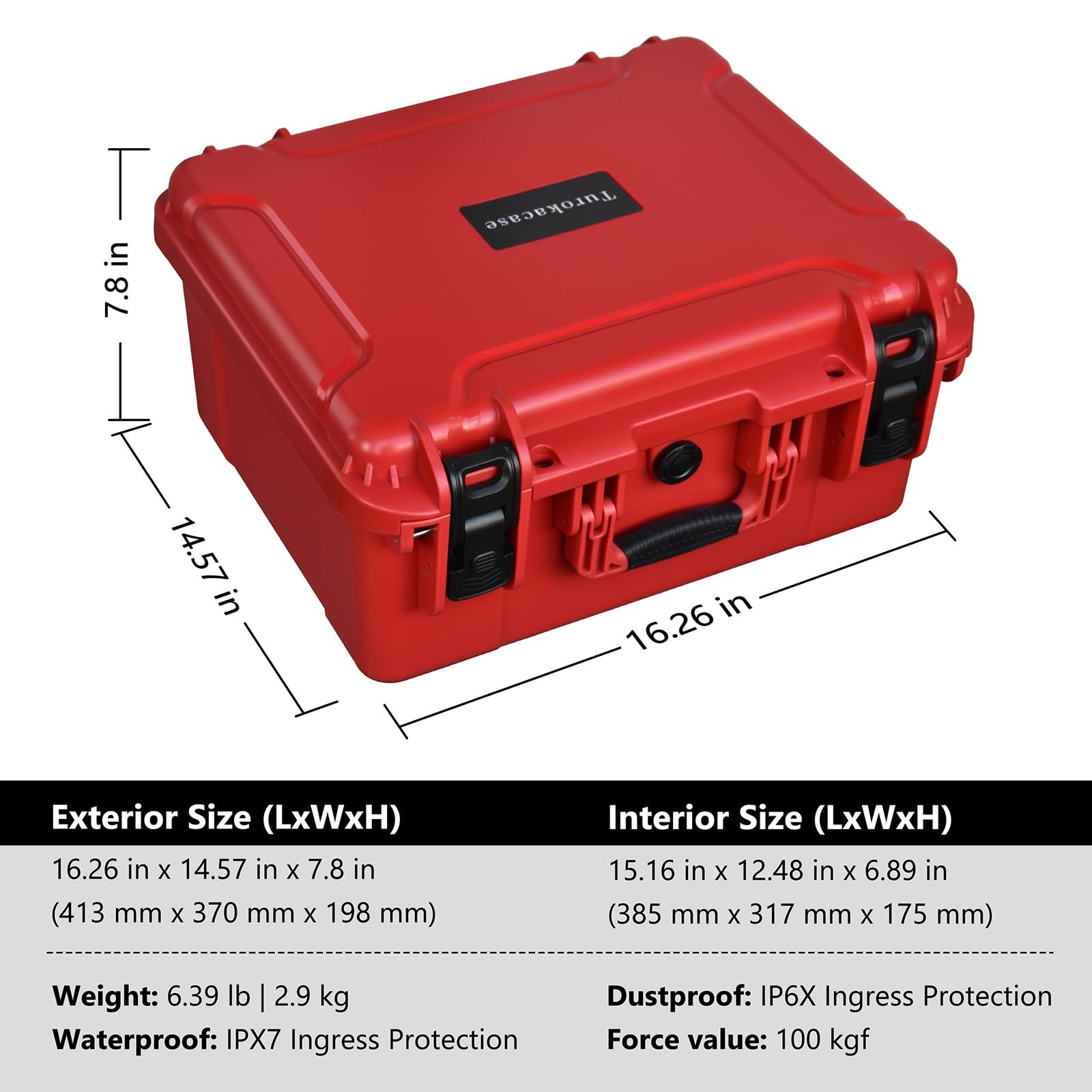 Air Compressor Hard Storage Case for Milwaukee M18 Inflator 2848-20 – Waterpr…