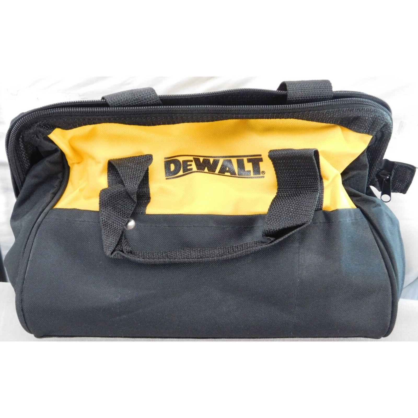 DEWALT Heavy Duty 13-in Nylon Contractor Job Site Tool Bag with Runners
