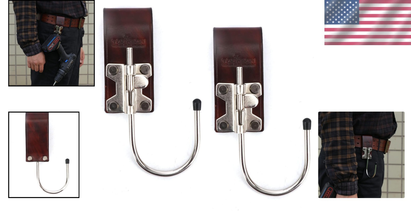 Industrial Leather Tool Organizer