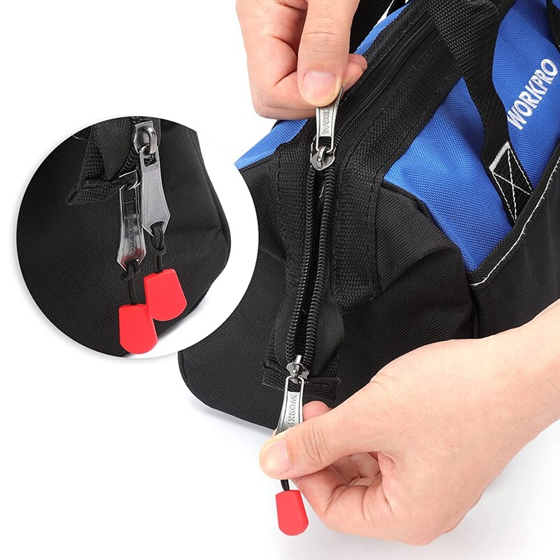 WORKPRO 17″Tool Backpack Duty Jobsite Tool Bag Handbag Tool Organizer w/ Molded