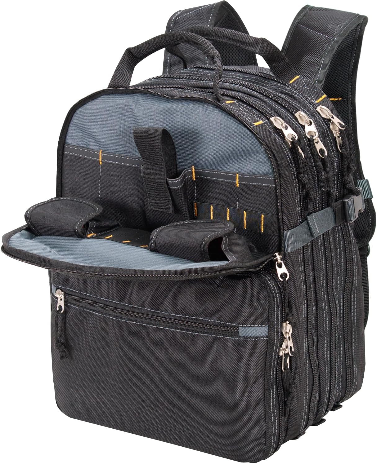 Custom Leathercraft1132 75-Pocket Tool Backpack