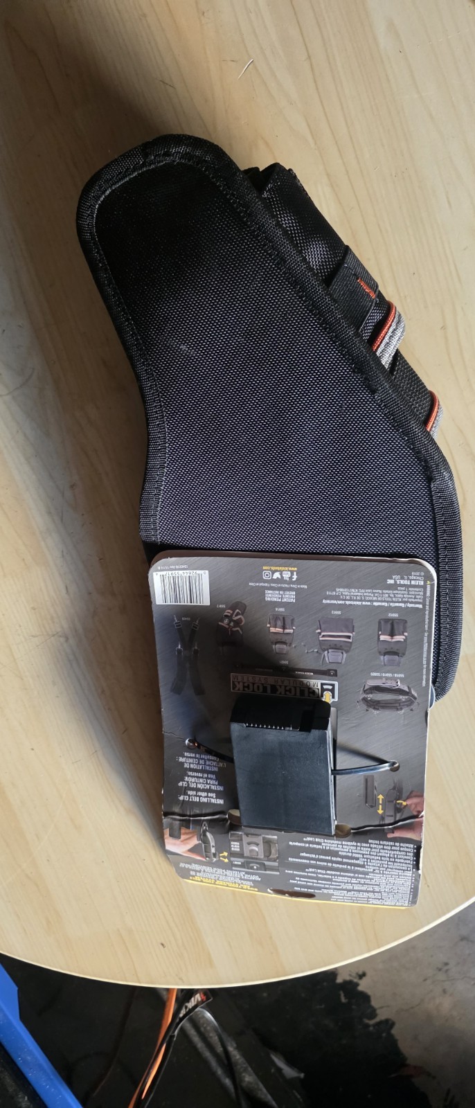 Klein Tools Click Lock Modular Tool Pouch Medium Black/Gray/Orange