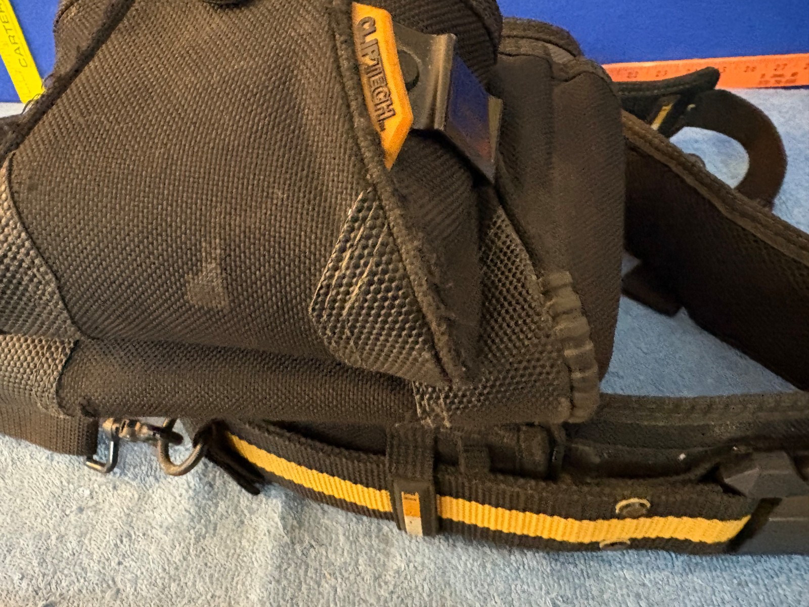 ToughBuilt Work Tool Belt w/ Suspenders w/ Pouch