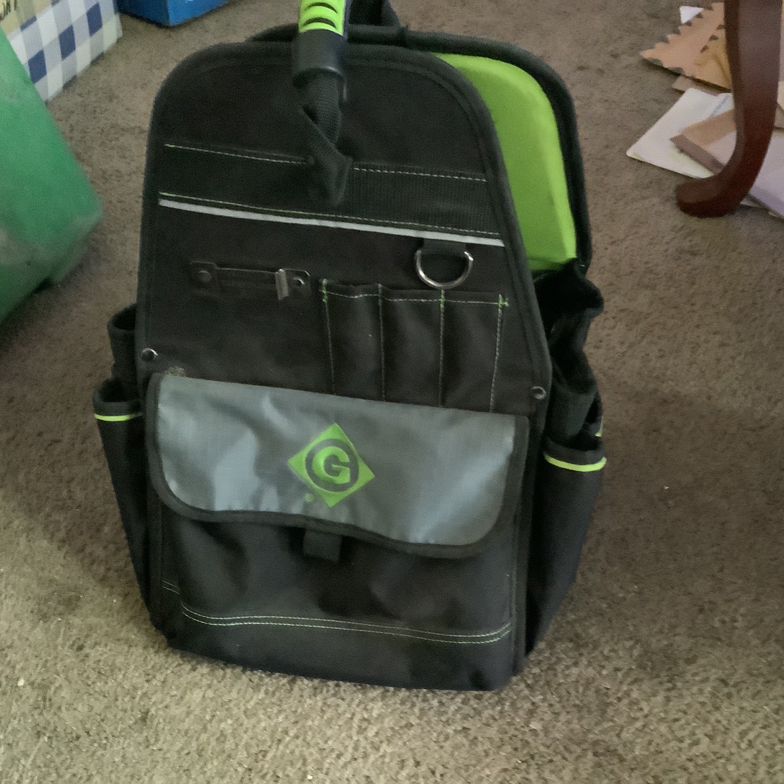 Greenlee 0158-24 Tool Bag, Polyester, Black, 27 Pockets very nice