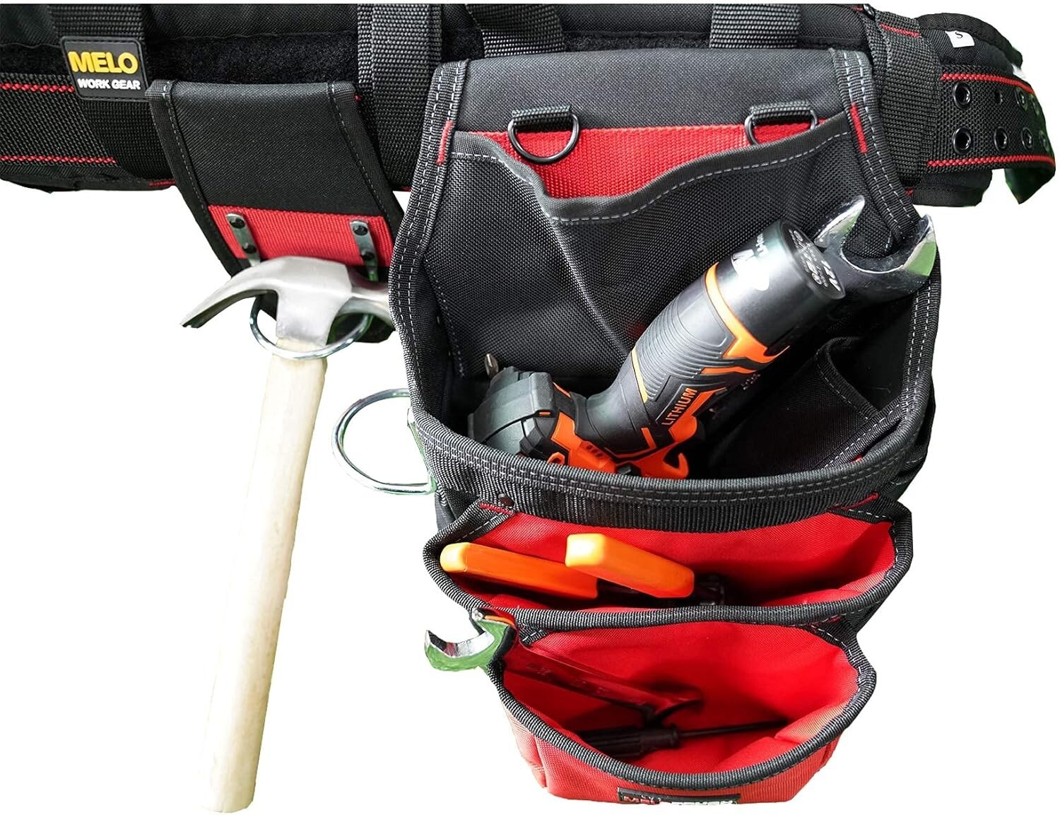 Professional Carpenter’s Rig: Multi-Function Tool Belt & Heavy Duty Suspenders=`