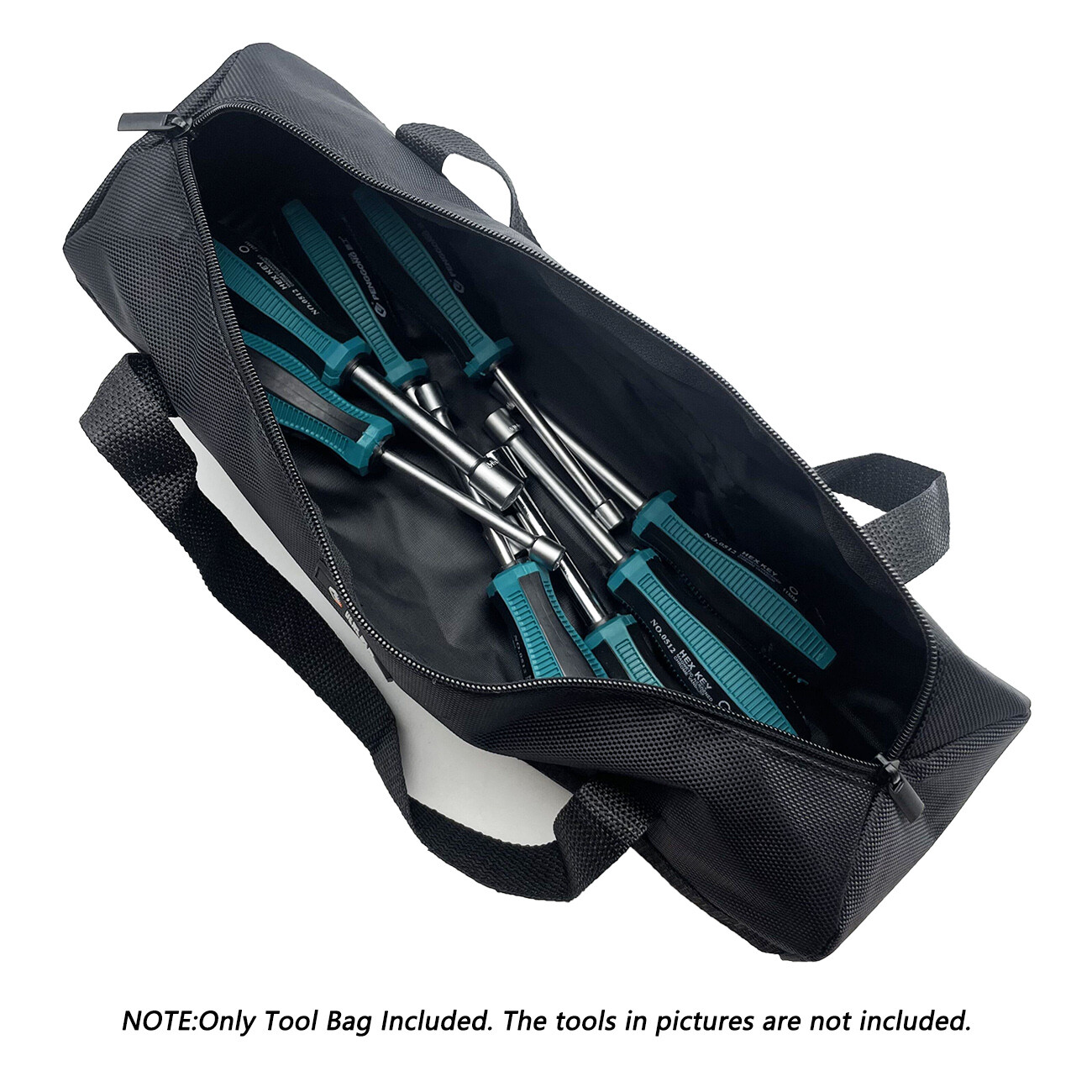Tool Bag with Zippers Multi Purpose Waterproof Storage Pouch For Outdoors Travel