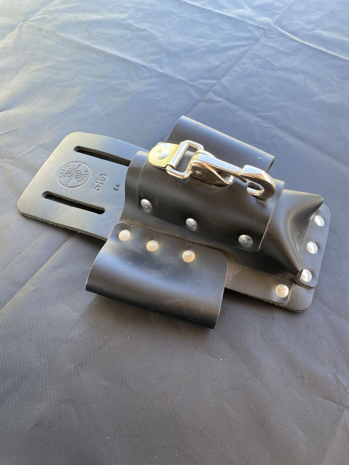 Klein Tools 5119 4 Pocket Leather Utility Holster Pouch for Tools New L@@K L@@K!