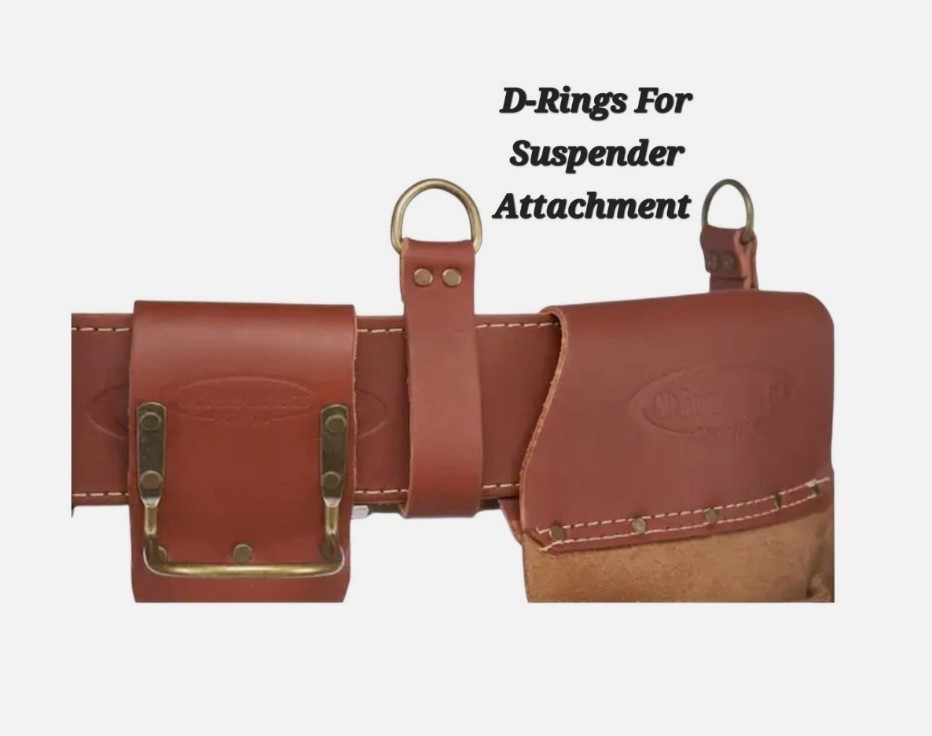 Master’s 52.5 In. Brown Leather Rig Tool Belt 2-Bag McGuire-Nicholas