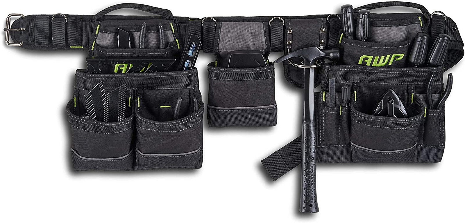 Tool Belt Tool Rig, Durable Premium Utility Belt Organizer for Men & Women, Util