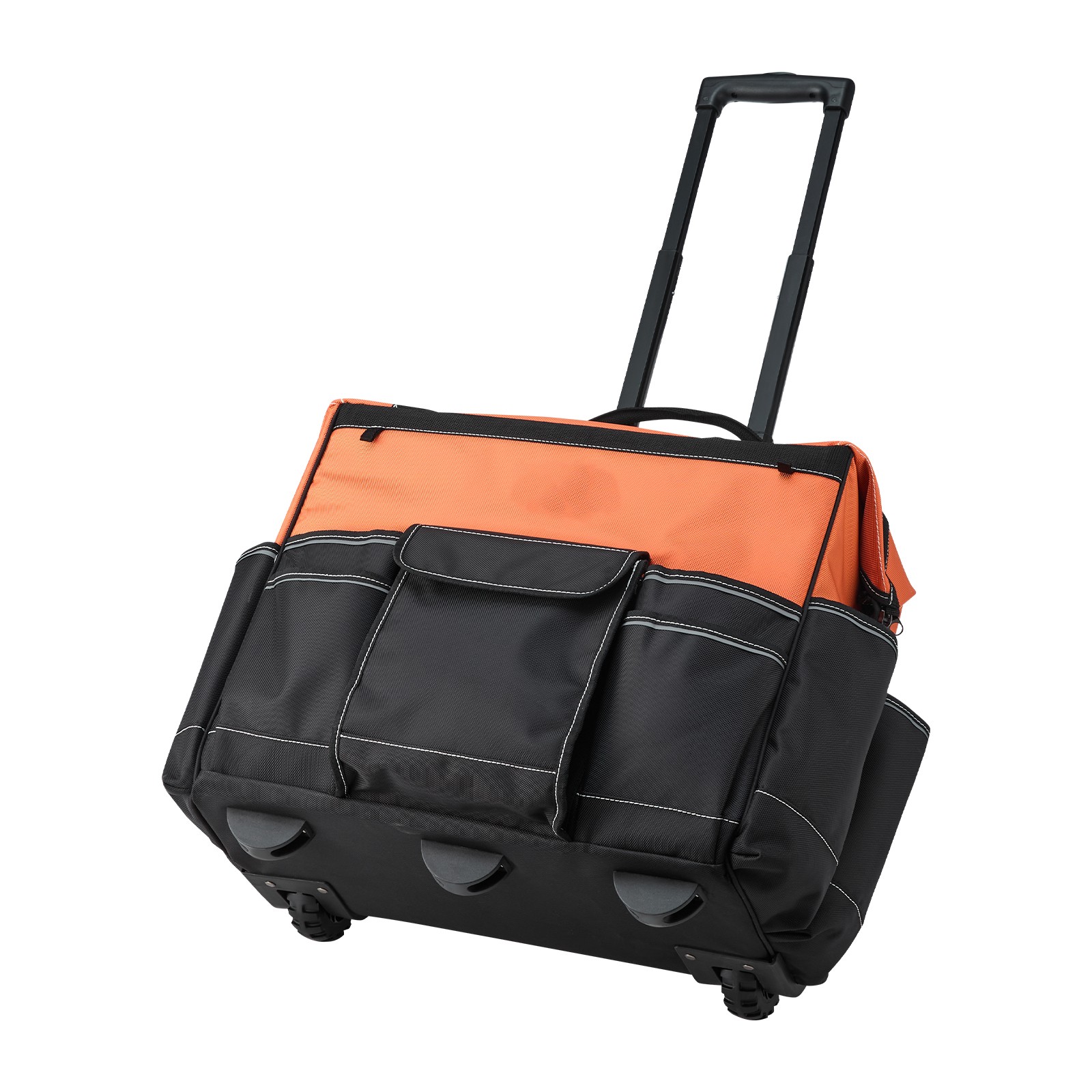 Uimoso Rolling Tool Bag 27 Pockets Heavy Duty 20″ Roller Tool Bag on Wheels