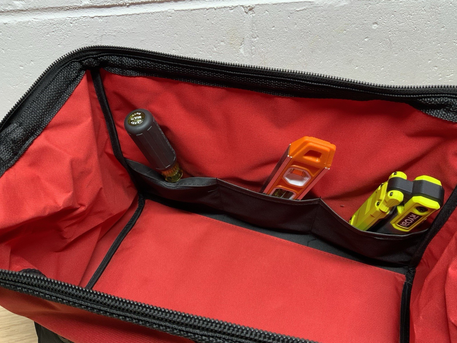 New Milwaukee 16″x10x10 Heavy Duty Canvas Tool Bag W Pockets – SET OF TWO
