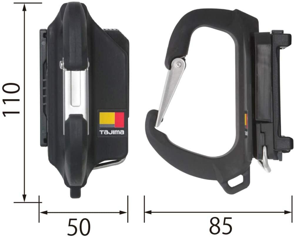 TAJIMA Fiberglass Waist Tool Holder Carabiner Lightweight SFKHR-C CHINA