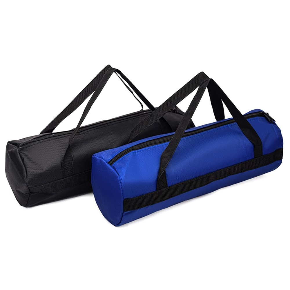 2 Pack Tool Bag with Zipper 15″ Utility Wide Mouth Heavy Duty Tool Storage Ba…