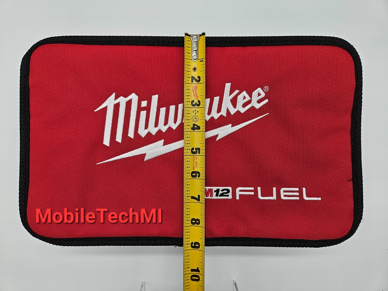 NEW Milwaukee FUEL Logo 14” M12 Zipper Contractor Soft Case Tote Empty Tool Bag