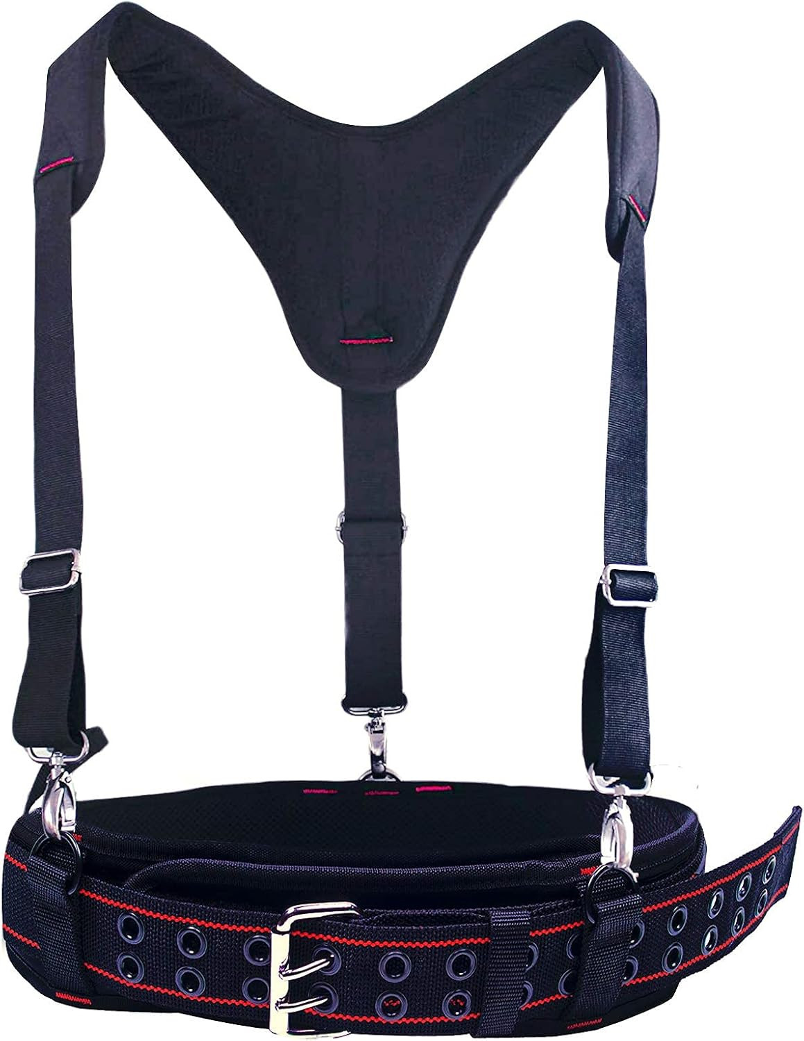 Padded Tool Belt 3 Inch Heavy Duty Work Tool Belt with Back Support Adjustable W