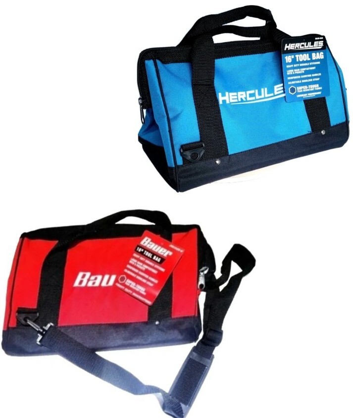 Two Tool Bag with Adjustable Shoulder Strap. Hercules 16″ ,Bauer 16″.new