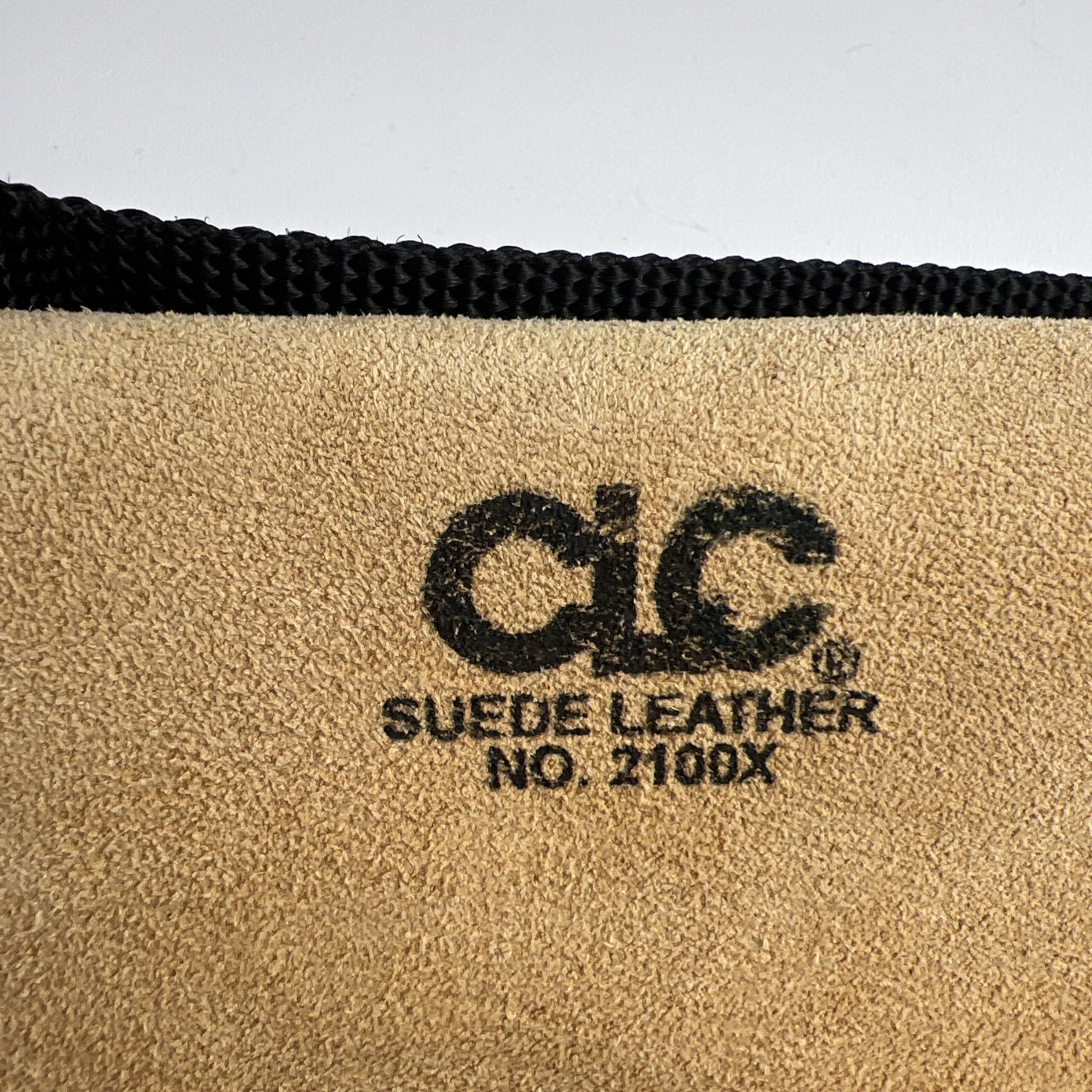 CLC custom leathercraft Suede Tool Bag & Poly Web Belt 3 Pocket Tan